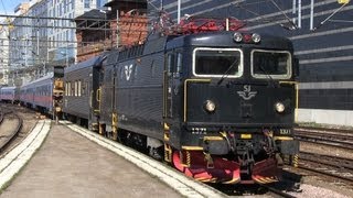 Tåg SJ Uppsalapendeln i Stockholm [upl. by Nuncia611]