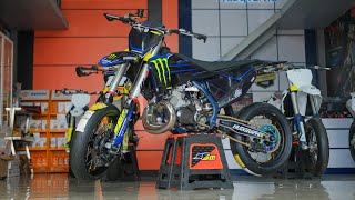 HUSQVARNA TC 250 SUPERMOTOKARBURATORKOMPETISIDI ENGKOL [upl. by Dopp971]