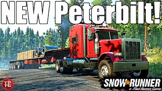 SnowRunner This NEW Peterbilt 379 is CONSOLE FRIENDLY All features [upl. by Hilly]