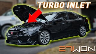 27WON Turbo Inlet Pipe Install  10th Gen Civic Si  Worth it [upl. by Dominic]