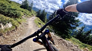 Hacklberg Trail 2022  Highlights  bikepark Saalbach Hinterglemm  4K  mtb downhill [upl. by Anabahs]