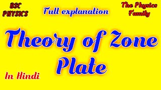 Theory of Zone Plate  Fresnels Diffraction  The Physics Family [upl. by Iatnahs188]