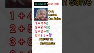 Albert Einstein  Maths Puzzle shorts maths viral challenge puzzle alberteinstein viralvideo [upl. by Aremat]