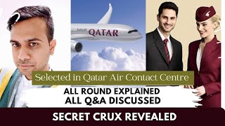 Qatar Airways Contact Centre Interview Cracked  All rounds Explained interview cracked aviation [upl. by Adnarram]