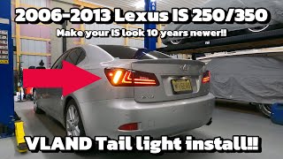 Make your second gen IS look like a BRAND NEW LEXUS with these VLAND TAIL LIGHTS [upl. by Audra1]