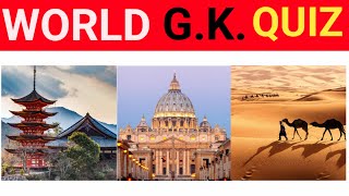 Quiz on 🌎 World GK How Good Is Your General Knowledge 🤔 PART1 [upl. by Enaywd]