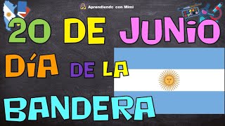 20 de junio Día de la bandera  Manuel Belgrano [upl. by Timmie4]