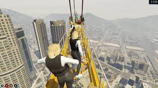 Mayor Andi Vs The Blocks Deathmatch On A Crane It Doesnt End as Planned 😂😂  NoPixel GTA RP [upl. by Drhcir]