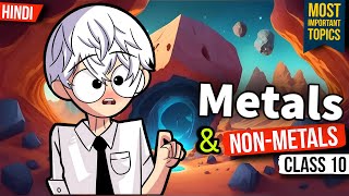 Metals and Non Metals class 10 One shot animation  Metals and Non Metals Full Chapter Animation [upl. by Ahsiliw]