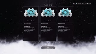 Buying 38 Arcane Packs  Duviri amp Eidolon  WARFRAME [upl. by Kliman]