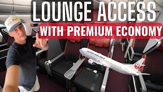 You Can Get Lounge Access Flying Premium Economy [upl. by Aindrea]