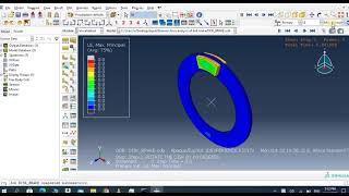 Thermal analysis of disk brakeABAQUS [upl. by Ashlee180]