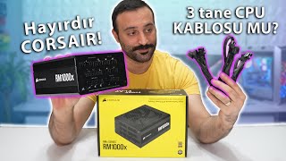 Yeni Corsair RM1000X PSUda Neden 3 Tane CPU Kablosu Var [upl. by Armond999]