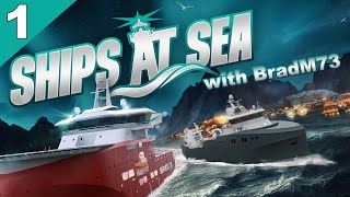 SHIPS AT SEA  Early Access Episode 1 Starting Tutorial  PreRelease Graphics issues fixed [upl. by Adihsaar]