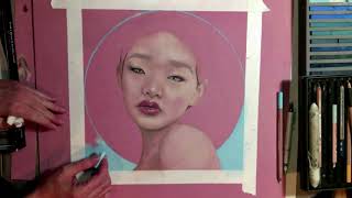 NuPastel Portrait Timelapse [upl. by Philbo175]