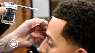 Attractive Guys Barbershop Haircut Takes His Looks to the Next Level  Tipp the Barber [upl. by Ayekan]