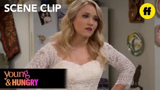 Young amp Hungry  Season 5 Episode 2 Gabi Tries Ms Wilson’s Wedding Dress  Freeform [upl. by Asenad]