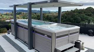 Covana Legend fitted to the E2000 Dual Zone Swim spa from Endless Pools Tauranga NZ [upl. by Adnotal]