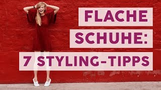 StylingTipps Für alle die gerne Outfits mit flachen Schuhen tragen  FASHION [upl. by Carthy]