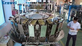 Guangdong Kenwei Standard 20 Heads MultiHead Weigher [upl. by Arabele]