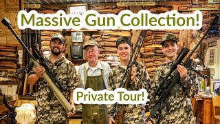 Private Tour of MASSIVE GUN Collection AMERICAN History [upl. by Alida]