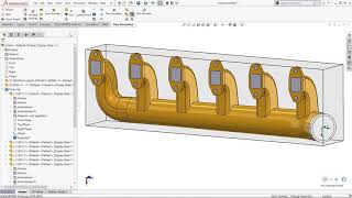 Video Tech Tip Non Watertight Volume Using the Leak Tracking Tool in SOLIDWORKS Flow Simulation [upl. by Adnuhser732]