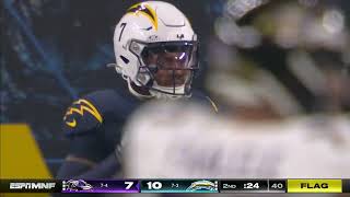 Lamar Jackson 40 yard dot to Rashod Bateman [upl. by Ewolram489]