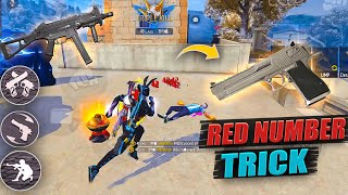 NEW  DESERT EAGLE  UMP  RED NUMBER  FREE FIRE HEADSHOT TRICK  FREE FIRE ONE TAP TRICK 🔥 [upl. by Paola]