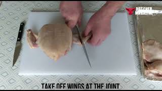 How to Break Down a Chicken Into 10 Pieces [upl. by Mllly]