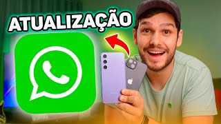 NOVA ATUALIZAÇÃO do WHATSAPP 2024 para iPhone e Android [upl. by Aeht]