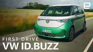 Volkswagen IDBuzz electric van first drive It combines nostalgia and technology [upl. by Derrej]