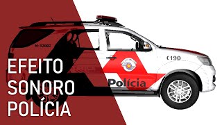 🔴 Efeito Sonoro Sirenes de Polícia HQ [upl. by Nona]