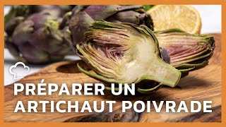 Comment préparer un artichaut poivrade [upl. by Orrocos]