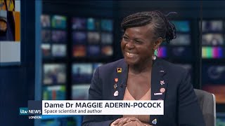 Dame Dr Maggie AderinPocock interview this day UK 14Nov2024 [upl. by Anailuig]