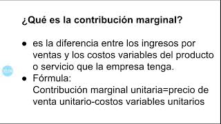 Contribución marginal [upl. by Boothe]