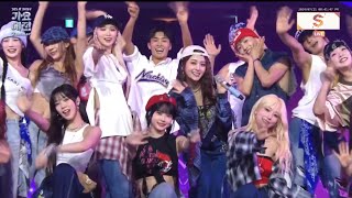 SBS Gayo Daejeon 2024  LE SSERAFIM FULL PERFORMANCE [upl. by Ylicic]