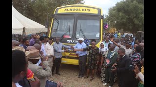 BISHOP JOHN NJENGA SECONDARY SCHOOL PRIZE GIVING AND HANDING OVER OF THE BUS [upl. by Khalin]