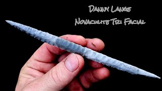 Outstanding 7quot Novaculite Tri Facial Point By Danny Lange [upl. by Clarkson]