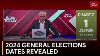 Election Commission Announces 2024 General Elections Schedule  Lok Sabha Election  India Today [upl. by Lovett]