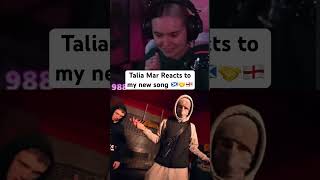 Talia Mar Reaction 💗music ukdrill funny reaction independentartist taliamar [upl. by Sherie]