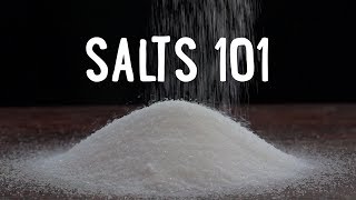 Salts 101 Whats The Difference In Table Salt Kosher Salt amp Sea Salt  Food 101  Well Done [upl. by Nolat479]