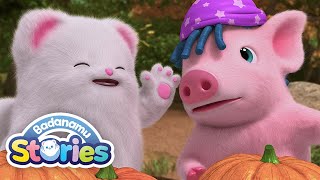 S1 EP30 Pumpkin Party Problems l Badanamu Stories l Nursery Rhymes amp Kids Songs [upl. by Spada852]