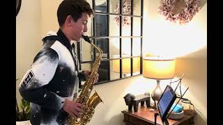 Ferling Etude 26 All region Tomasz Skwarczynski  Alto saxophone [upl. by Aisetra]