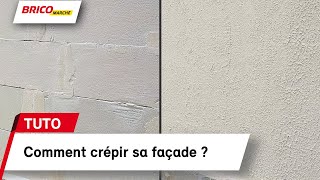 Comment crépir sa façade   Bricomarché [upl. by Hawk187]