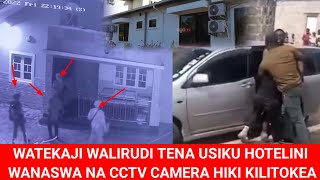 MAPYA YAIBUKA CCTV FOOTAGE ZIMEWANASA WATEKAJI WALIVYORUDI USIKU BAADA YA KUSHINDWA MCHANA KUMTEKA [upl. by Sivel]