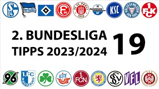 Bundesligatipps 2Liga  19Spieltag  Saison 20232024 [upl. by Notsle980]