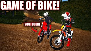 CLOSE GAME OF BIKE BUT I WENT AGAINST A YOUTUBER [upl. by Ahsiek]