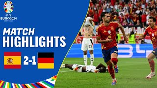 Spain vs Germany  21  Highlights  UEFA Euro 2024  germany vs spain [upl. by Yunfei625]