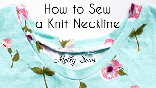 How to Sew a Stretchy Neckband [upl. by Watters149]