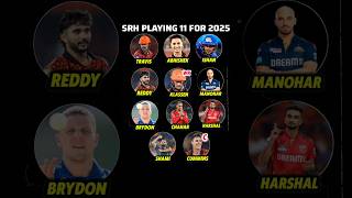 SRH Playing 11 For IPL 2024 🔥 [upl. by Strohbehn]